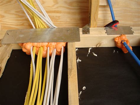 fill pvc electrical box spray foam|spray foam on electrical wires.